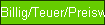 Billig/Teuer/Preiswert